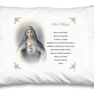 Immaculate Heart of Mary Pillow Case - Spanish